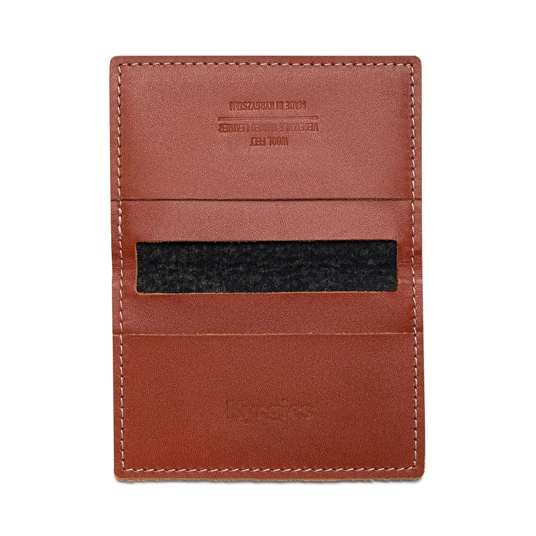 Felt and Leather Bifold Wallet - Image 5